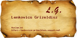 Lenkovics Grizeldisz névjegykártya
